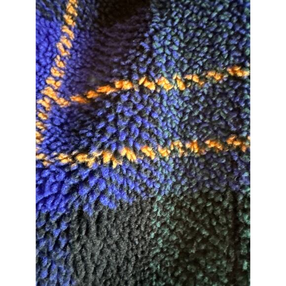 The North Face Women’s Oversized Sherpa Fleece Pullover Plaid Jacket L - Picture 7 of 10